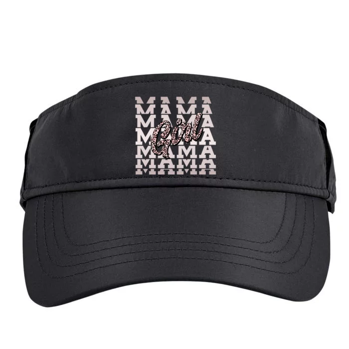 Pink Leopard Print Girl Mama Adult Drive Performance Visor