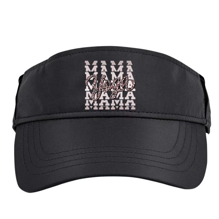 Pink Leopard Print Yoga Mama Adult Drive Performance Visor