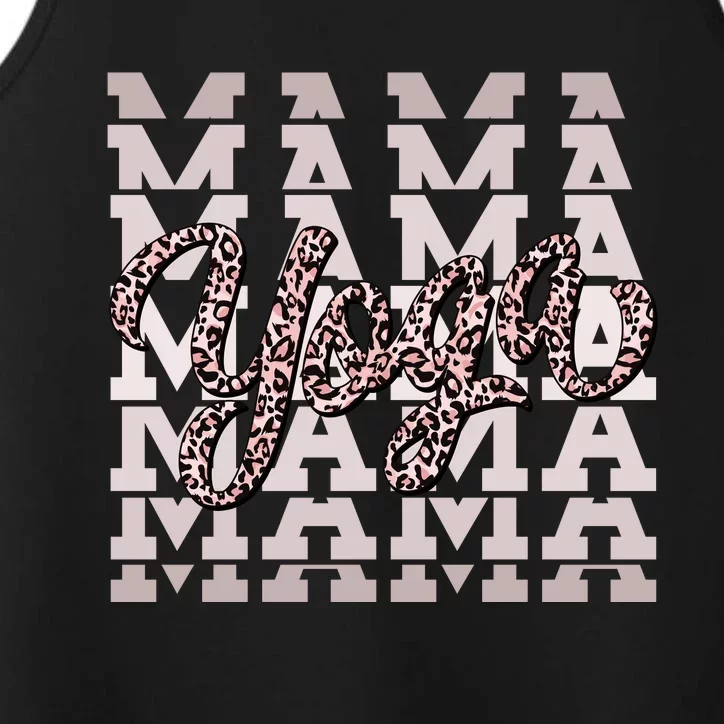 Pink Leopard Print Yoga Mama Performance Tank