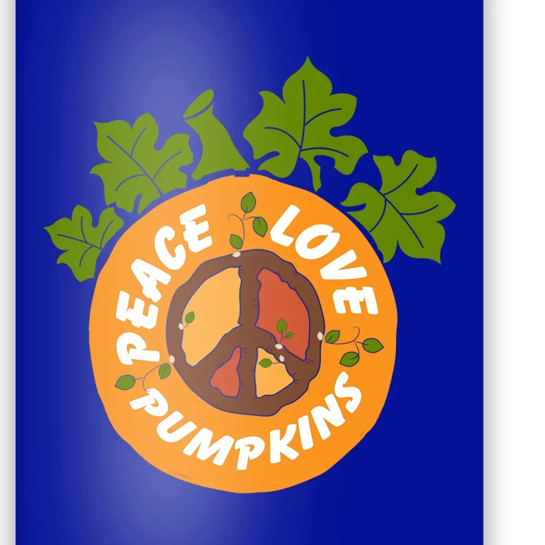 Peace Love Pumpkins Halloween Costume Gift Poster