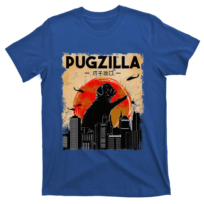 Pug Lover, Pugzilla, Funny Pug, Funny Dog, Pug Art, Pug T-Shirt