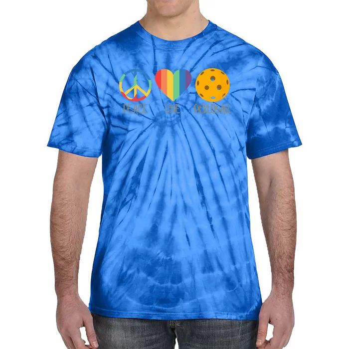 Peace Love Pickleball Tie-Dye T-Shirt