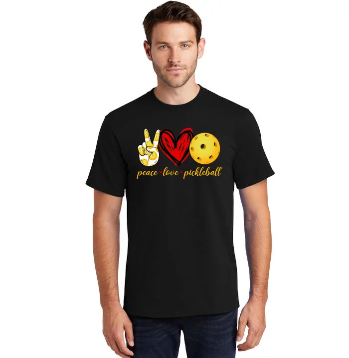 Peace Love Pickleball Tall T-Shirt