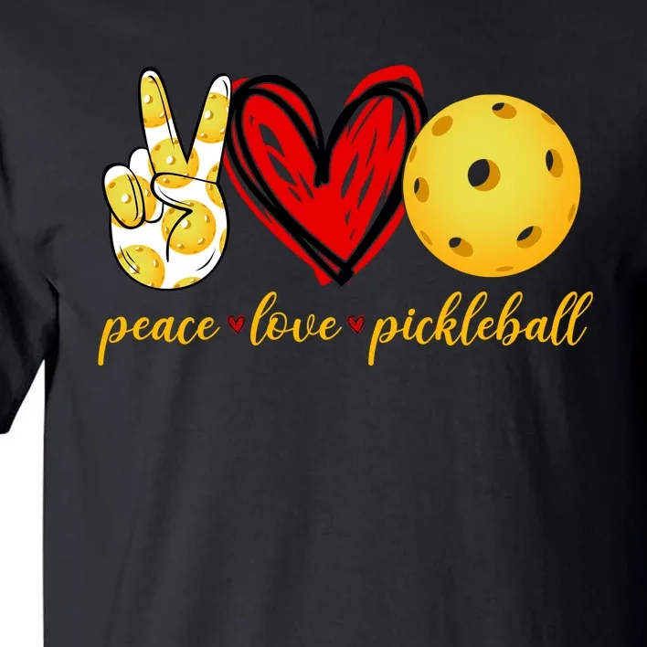 Peace Love Pickleball Tall T-Shirt