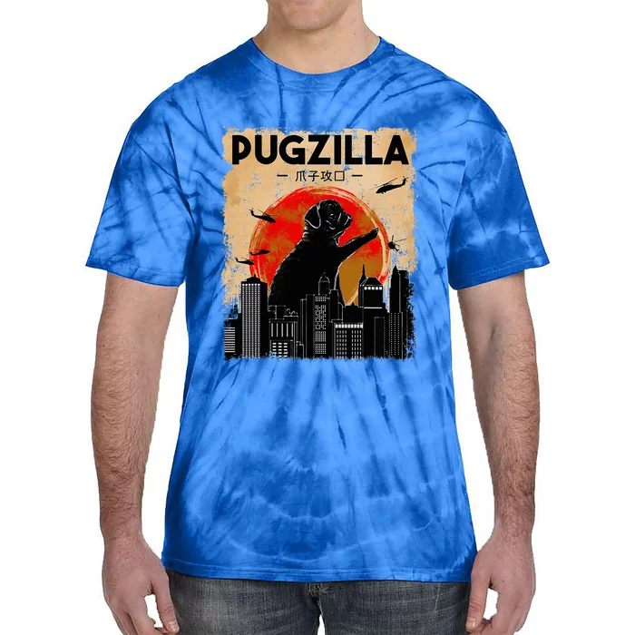 pug lover pugzilla  pug  dog pug art pug Tie-Dye T-Shirt