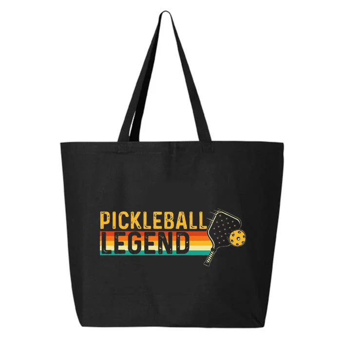 Pickleball Legend Pickleballers Pickleball Player 25L Jumbo Tote