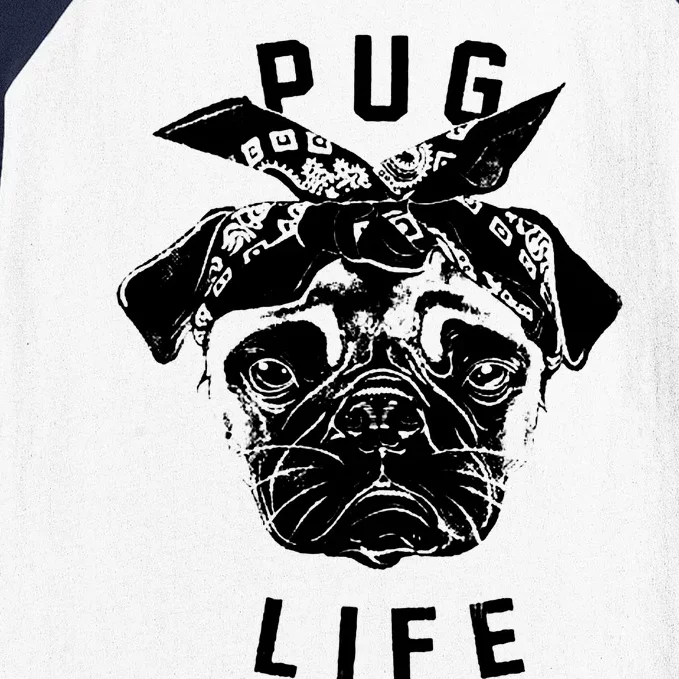 Pug Life Pug Dog Trending Animal Doug The Pug Puppy Thug Thuglife Wothug Life Do Baseball Sleeve Shirt