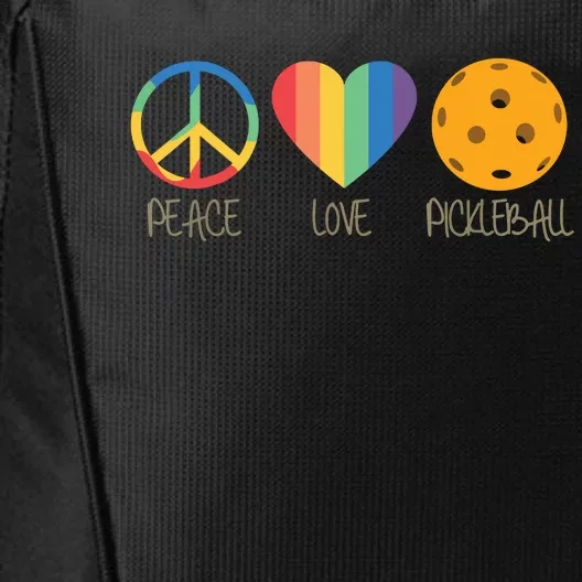 Peace Love Pickleball City Backpack