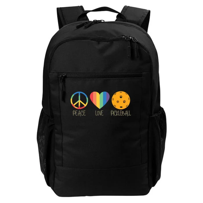 Peace Love Pickleball Daily Commute Backpack