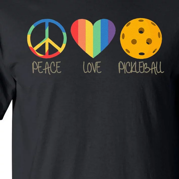 Peace Love Pickleball Tall T-Shirt