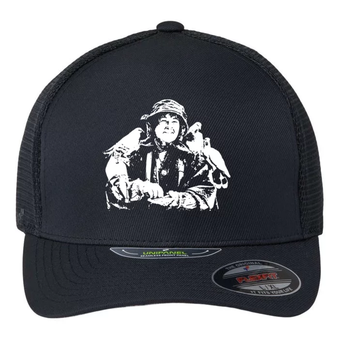 Pigeon Lady Flexfit Unipanel Trucker Cap