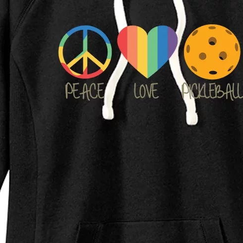 Peace Love Pickleball Women's Fleece Hoodie