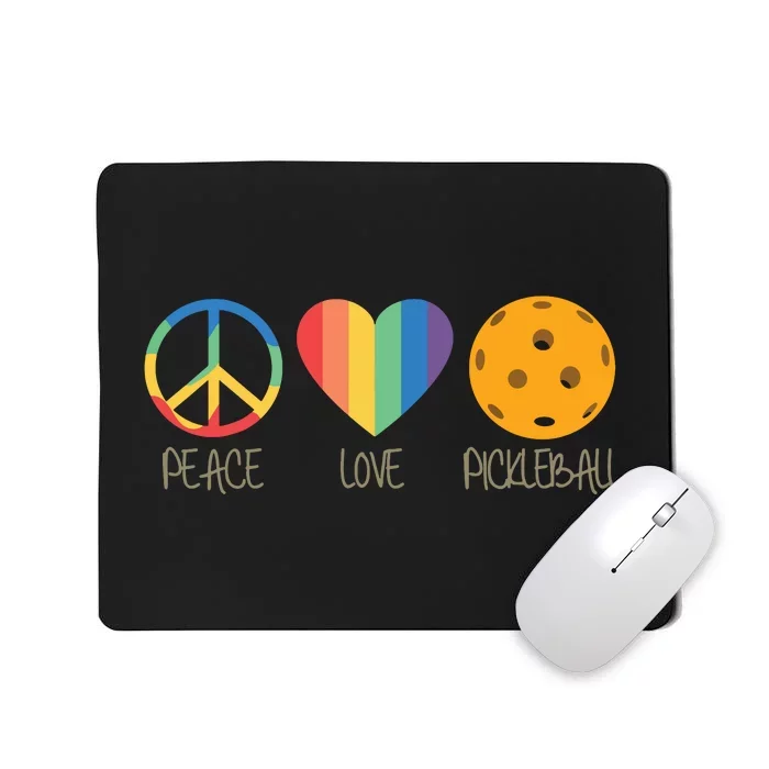 Peace Love Pickleball Mousepad