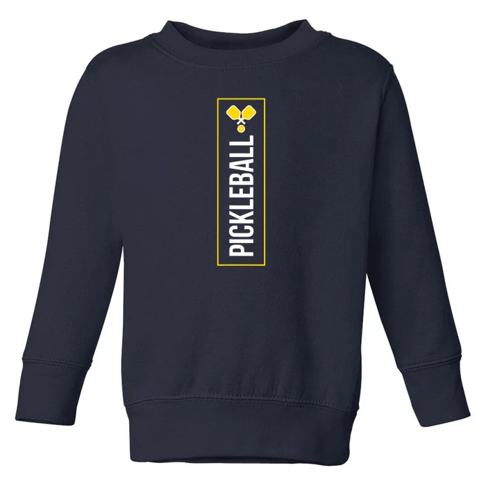 Pickleball Lovers Toddler Sweatshirt