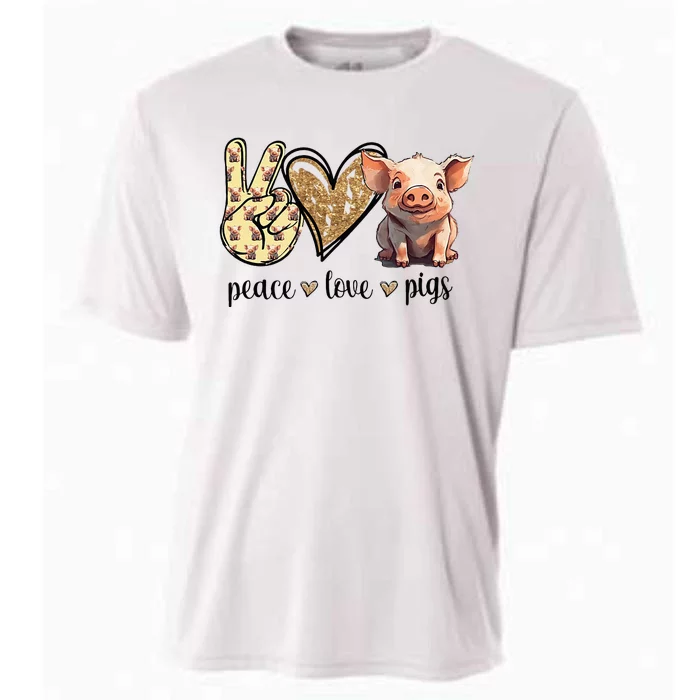 Peace Love Pig Cooling Performance Crew T-Shirt