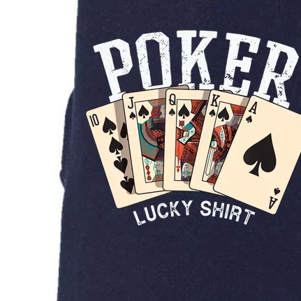 Poker Lucky Poker Player Gambling Funny Poker Doggie 3-End Fleece Hoodie