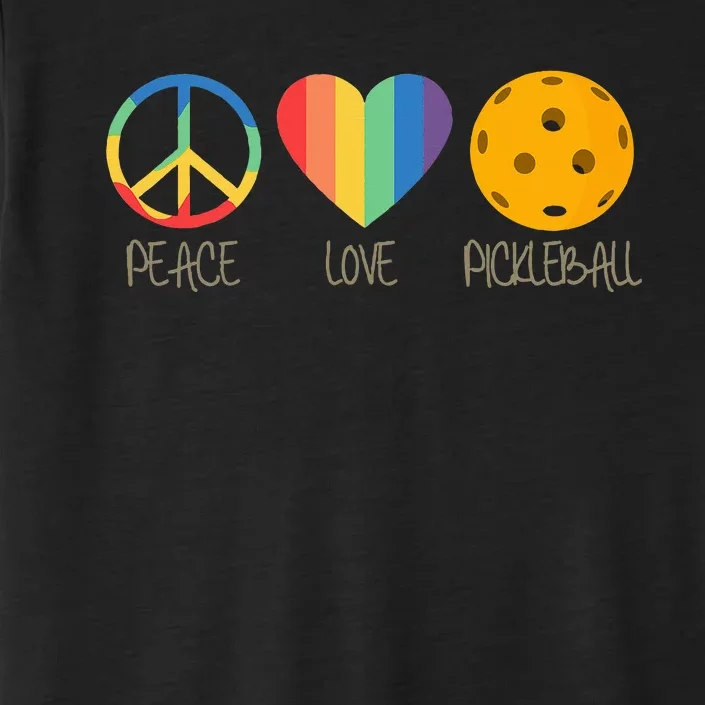 Peace Love Pickleball ChromaSoft Performance T-Shirt