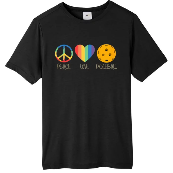 Peace Love Pickleball ChromaSoft Performance T-Shirt