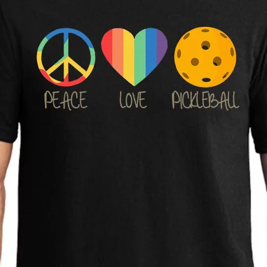 Peace Love Pickleball Pajama Set