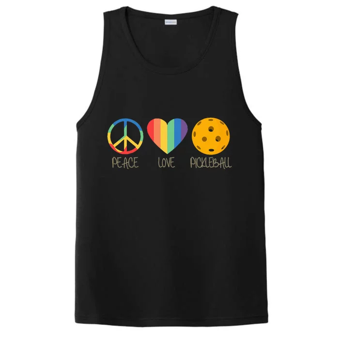 Peace Love Pickleball Performance Tank