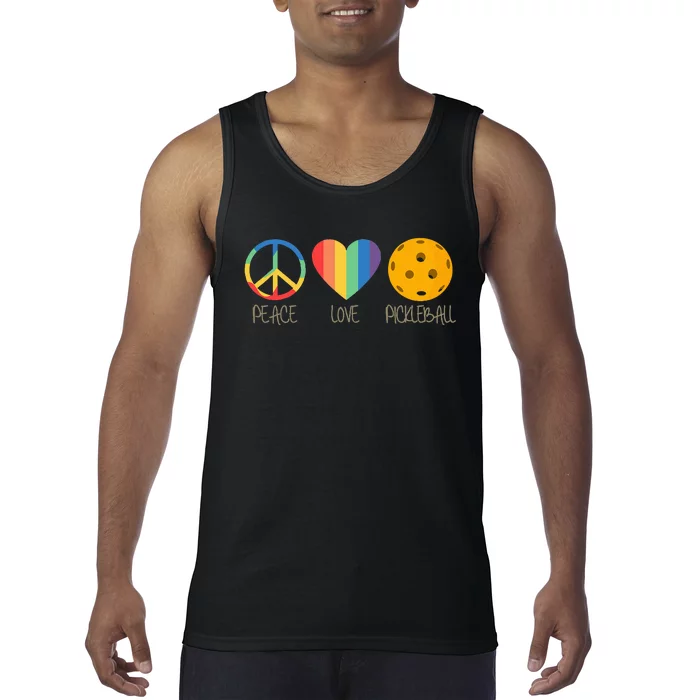 Peace Love Pickleball Tank Top