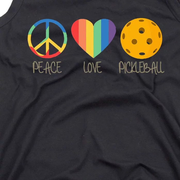 Peace Love Pickleball Tank Top