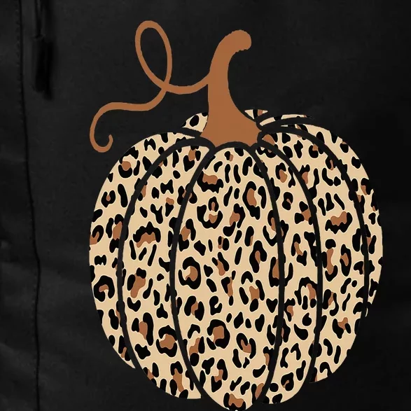 Pumpkin Leopard Print Cheetah Fall  Thanksgiving Daily Commute Backpack