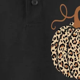 Pumpkin Leopard Print Cheetah Fall  Thanksgiving Dry Zone Grid Performance Polo