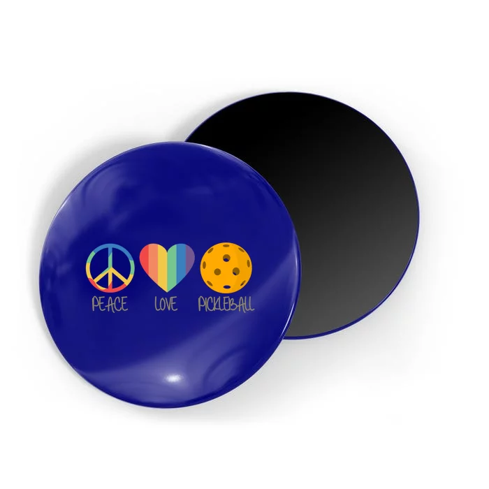 Peace Love Pickleball Gift Magnet