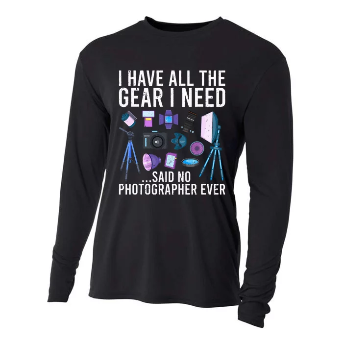 Photography Lover Photographer Photography Cooling Performance Long Sleeve Crew