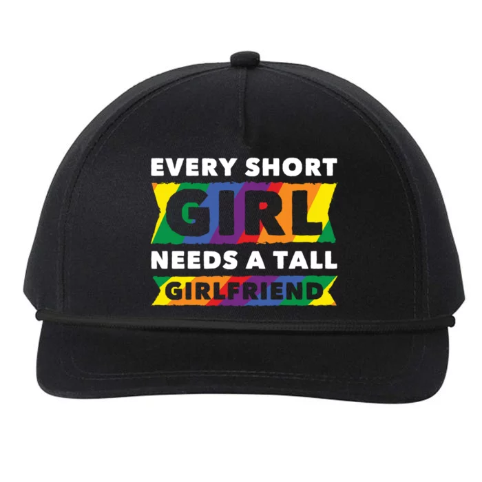 Proud Lesbian Queer Pride Month Gift Lgbt Gift Snapback Five-Panel Rope Hat