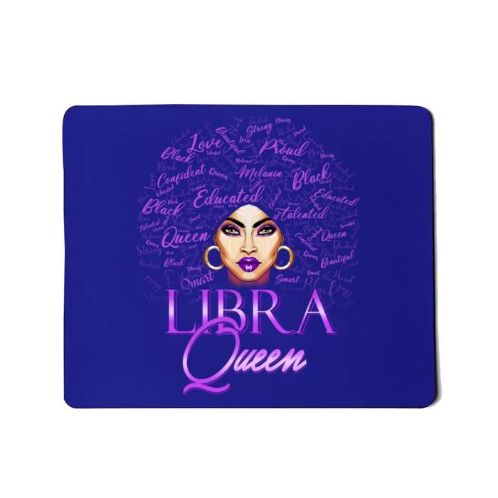 Purple Libra Queen Lady September Birthday Gift Mousepad