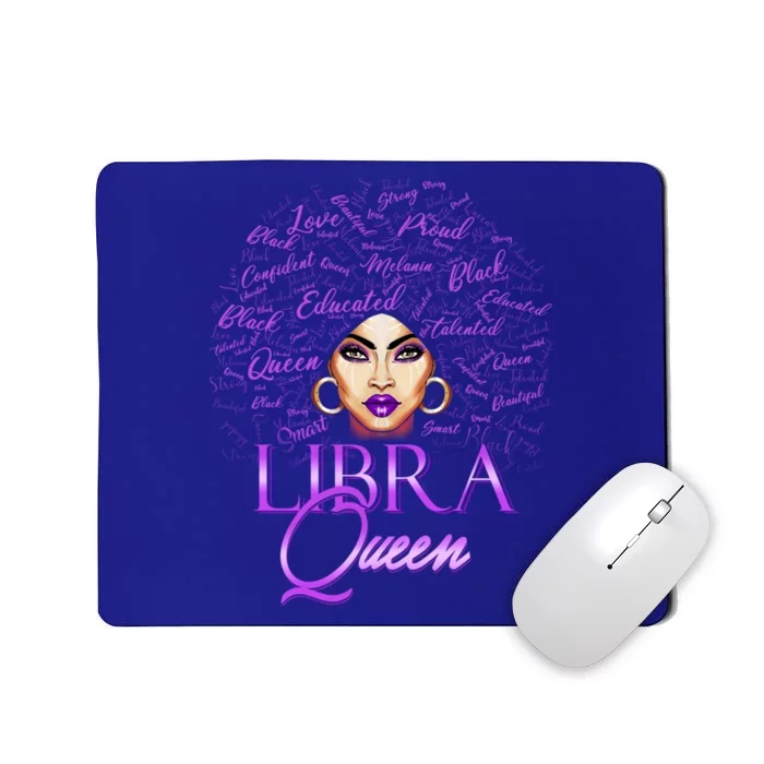 Purple Libra Queen Lady September Birthday Cute Gift Mousepad