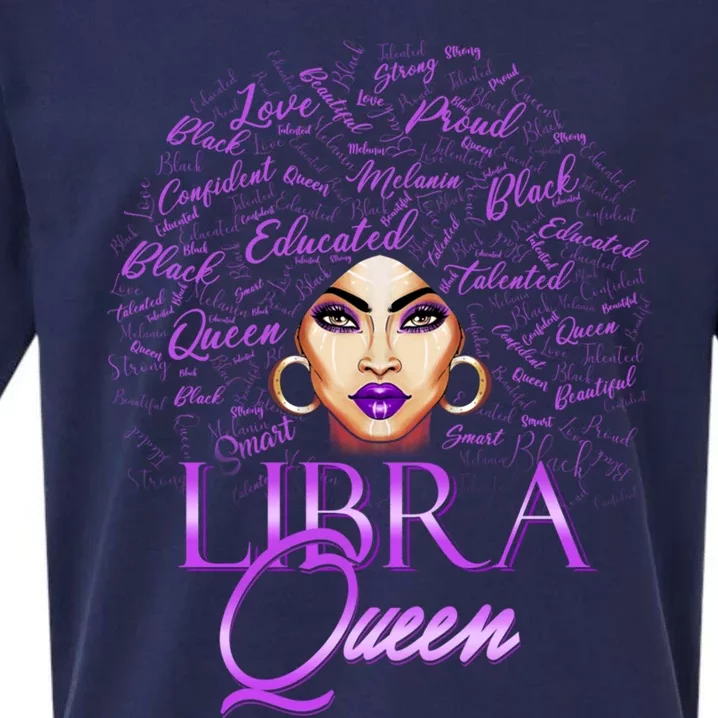 Purple Libra Queen Lady September Birthday Cute Gift Sueded Cloud Jersey T-Shirt