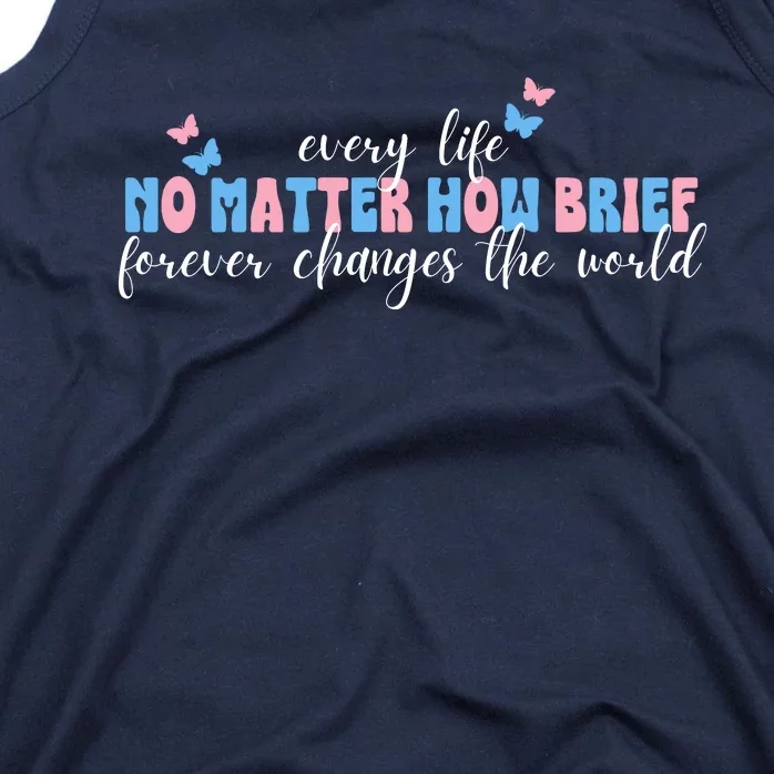 Pregnancy Loss Remembrance No Matter How Brief For Wo Mom Tank Top