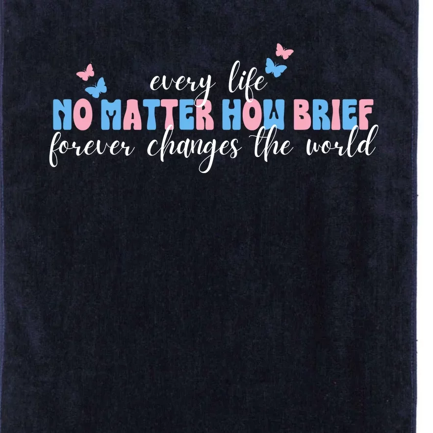 Pregnancy Loss Remembrance No Matter How Brief For Wo Mom Platinum Collection Golf Towel