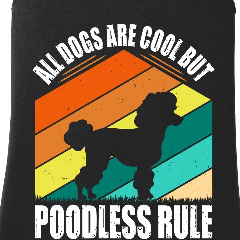 Poodle Love Retro Vibe Ladies Essential Tank