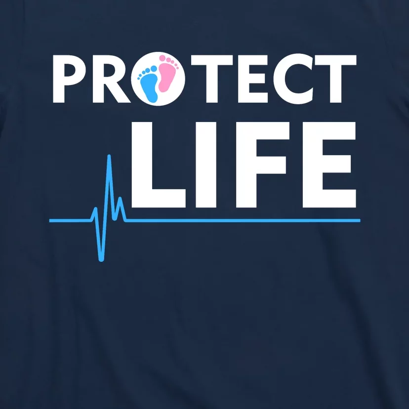 Protect Life Ribbon Pregnancy Infant Loss Awareness Stop Abortion T-Shirt