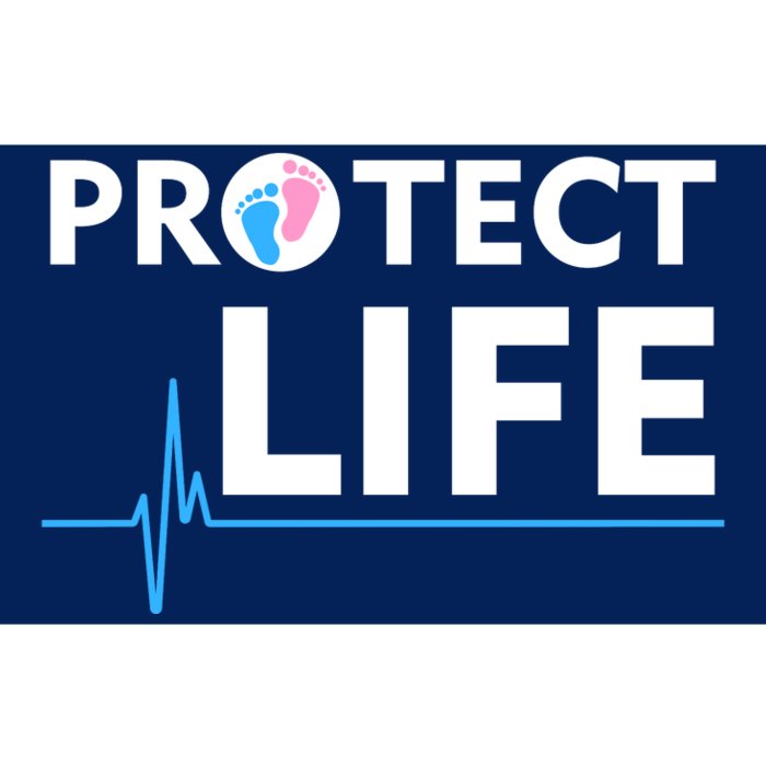 Protect Life Ribbon Pregnancy Infant Loss Awareness Stop Abortion Bumper Sticker