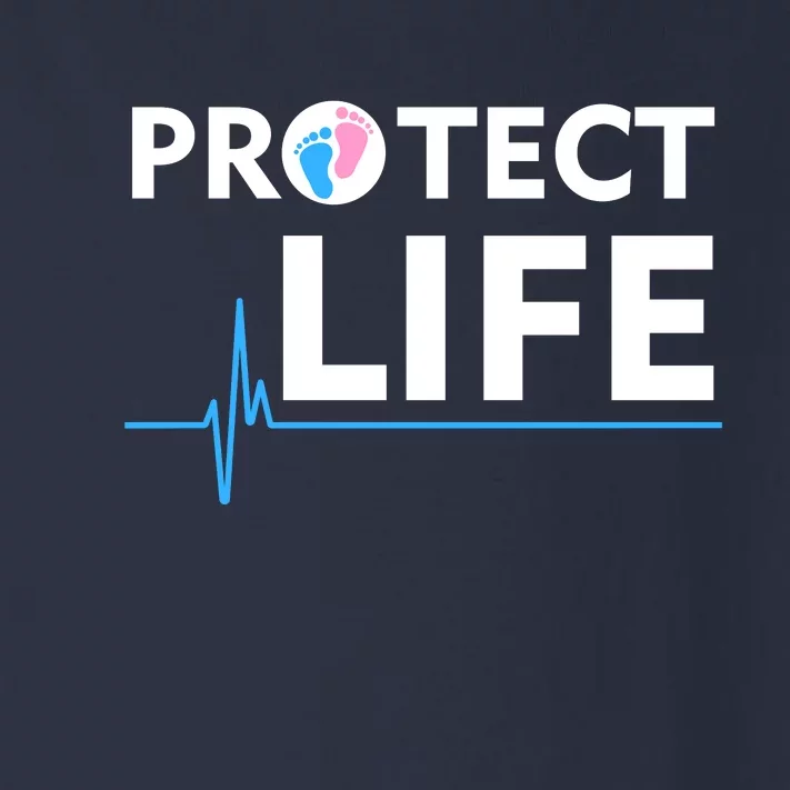 Protect Life Ribbon Pregnancy Infant Loss Awareness Stop Abortion Toddler Long Sleeve Shirt