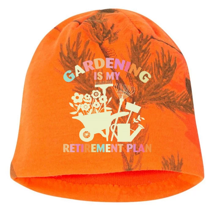 Planting Lover Retired Gardening Is My Retirement Plan Kati - Camo Knit Beanie