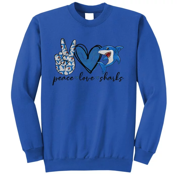 Peace Love Shark Sweatshirt