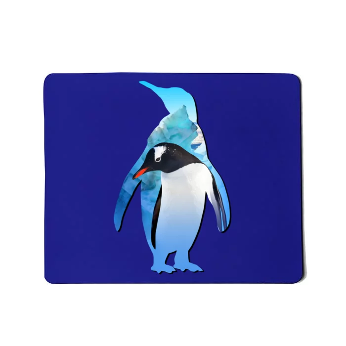 Penguin Lovers Silhouette Earth Day And Ocean Week Cute Gift Mousepad