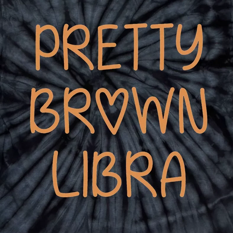 Pretty Libra September October Birthday Asian Latino Black Tie-Dye T-Shirt