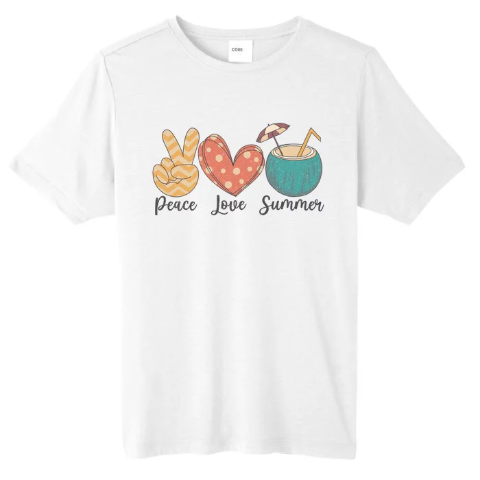 Peace Love Summer ChromaSoft Performance T-Shirt