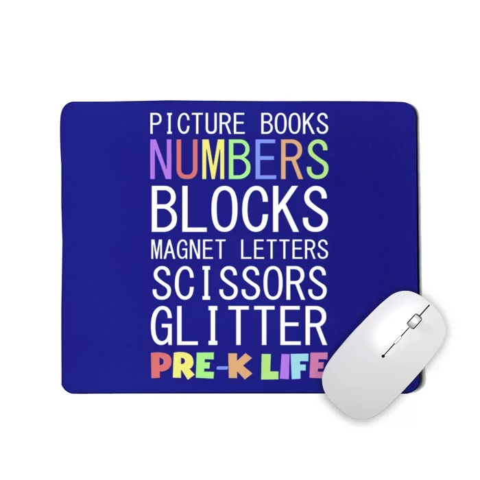 Pregiftk Life School Supply List Teachers Appreciation Great Gift Mousepad