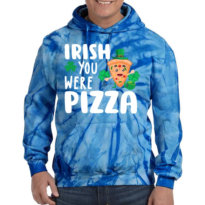 Pizza Lover St Patricks Gift Tie Dye Hoodie