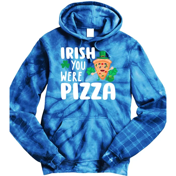 Pizza Lover St Patricks Gift Tie Dye Hoodie