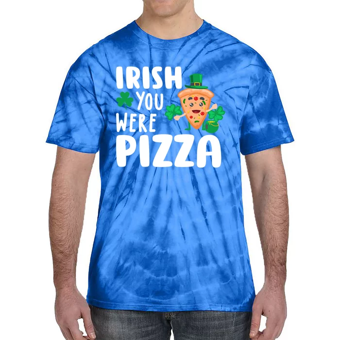 Pizza Lover St Patricks Gift Tie-Dye T-Shirt