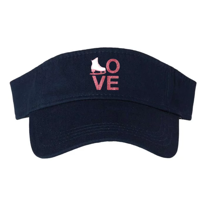 Pink Love Skating Dress Ice Skating Shoes Valucap Bio-Washed Visor